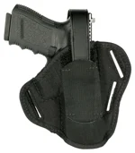 BLACKHAWK PANCAKE HOLSTER #05 - LARGE AUTOS 3.75"-4.5" BLACK