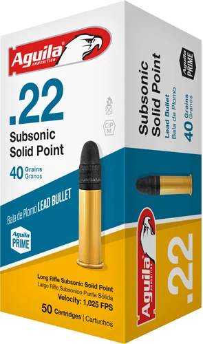 AGUILA SUBSONIC 22LR 40GR - LEAD-RN 1000RD CASE LOT