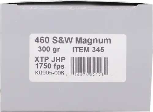 UNDERWOOD 460 SW MAG 300GR - XTP JHP 20BX/10CS - Image 2