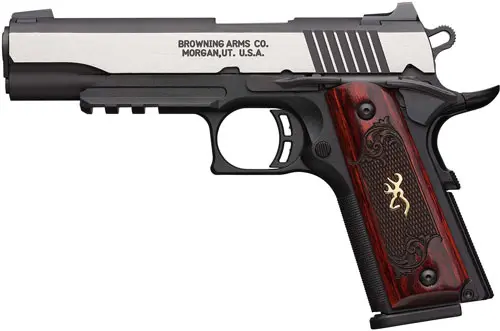 BROWNING 1911-380 BLACK LABEL - MEDALLION PRO 4.25"FS W/ RAIL - Image 2