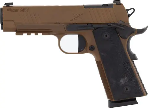 SIG 1911 XCARRY 45ACP 4.25" - XRAY-3 OR (2)8RD G10 COYOTE - Image 2