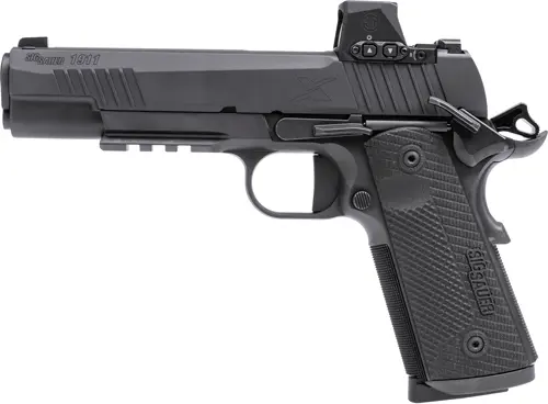 SIG 1911 X 45ACP 5" W/ROMEO-X - (2)8RD G10 STEEL BLACK - Image 3