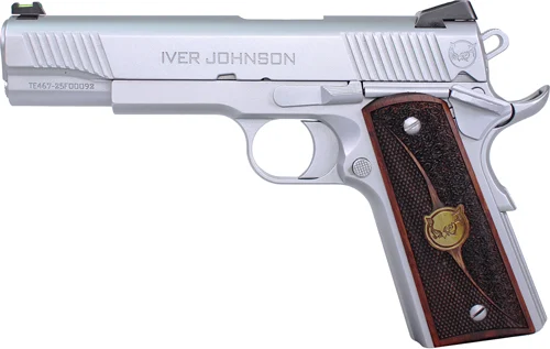 IVER JOHNSON EAGLE HC GEN2 - 1911 45ACP 8RD SATIN CHROME - Image 2