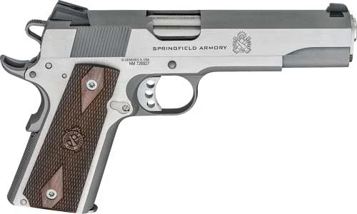 SPRINGFIELD 1911 GARRISON - 9MM 5" 9RD STAINLESS WALNUT - Image 2