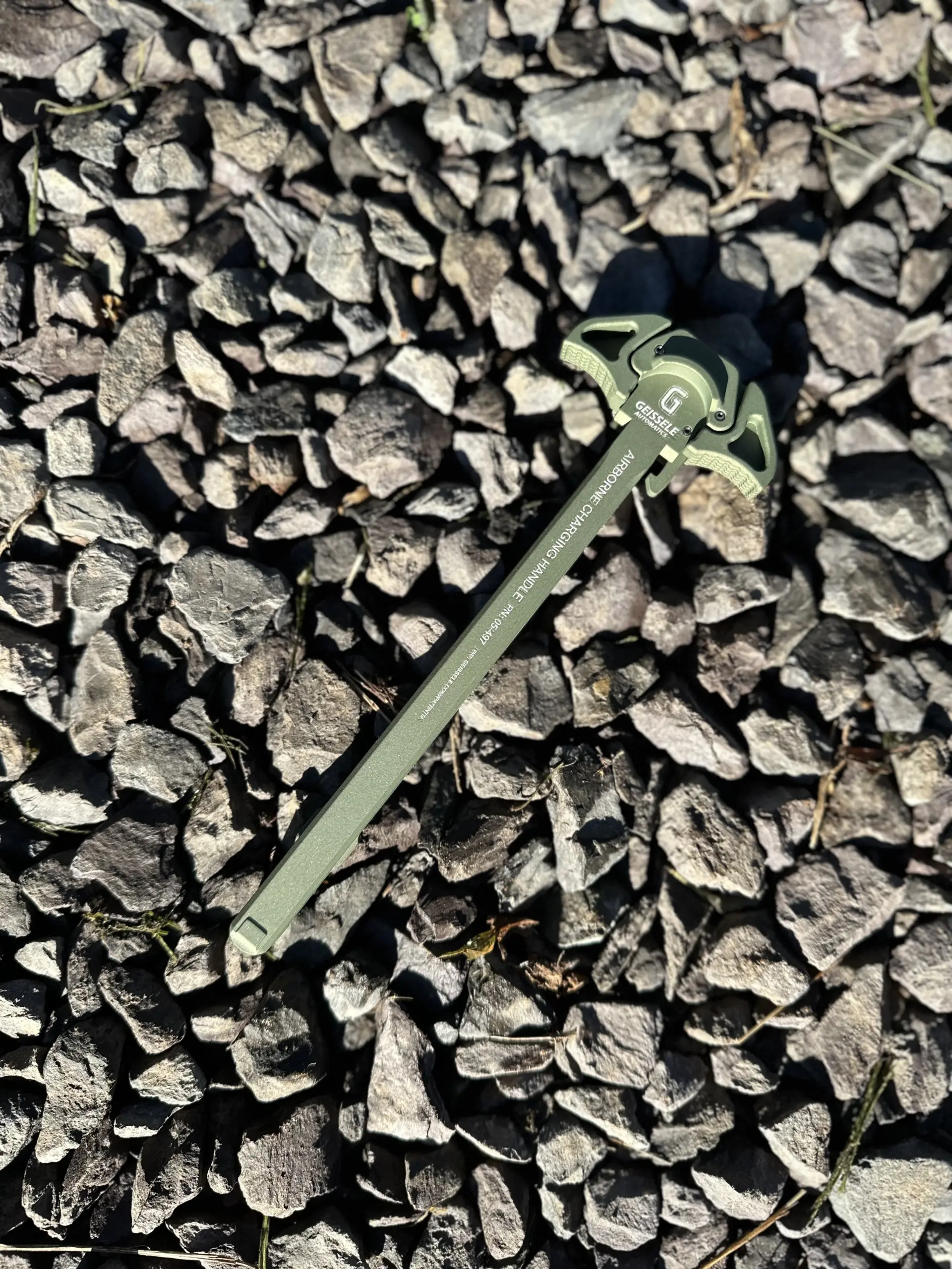 Geissele Automatics ACH Airborne Charging Handle, 5.56 | Crocodile Green - Image 2
