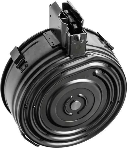 KCI USA INC MAGAZINE AK-47 - 7.62X39 75RD BLACK STEEL - Image 2