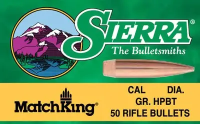 SIERRA BULLETS 6.5MM .264 - 123GR HP-BT MATCH 100CT - Image 2