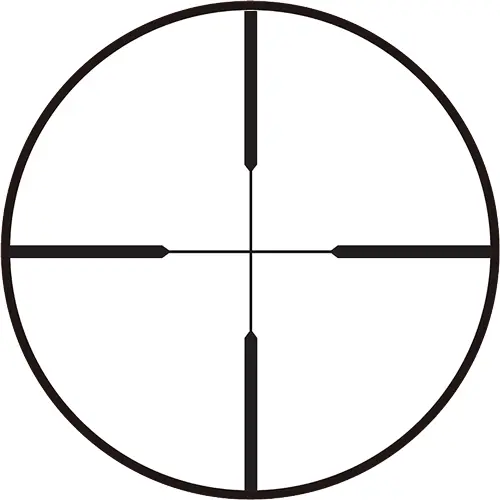 TRUGLO SCOPE BUCKLINE 4X32MM - DUPLEX BLACK W/WEAVER RINGS - Image 2