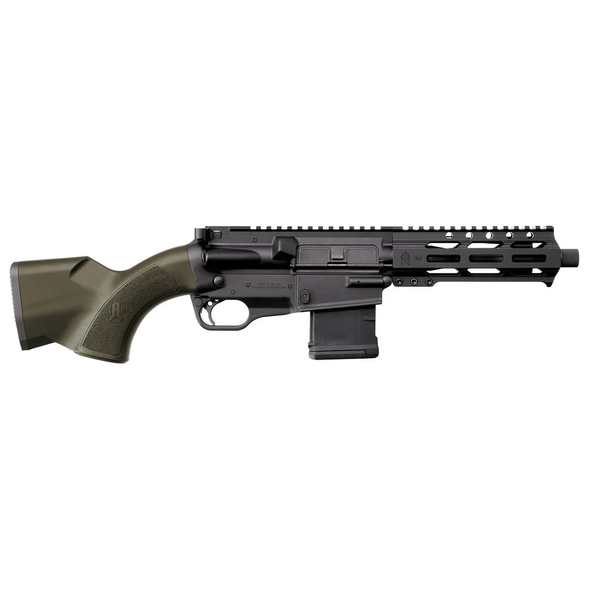 FightLite SCR BANDITO Pistol - OD Green | .300 BLK | 7.25” Barrel | Polymer Grip & Free-Floating FightLite M-LOK Handguard