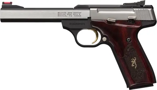 BROWNING BUCK MARK MEDALLION - 22LR 5.5" AS 10SH ROSEWOOD - Image 2