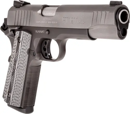 TAURUS 1911 45ACP 5" FS 8-SH - BLACK CERAKOTE GRAY SLIDE - Image 2