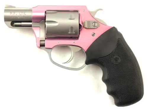 CHARTER ARMS PINK LADY 22WMR - 2" PINK/SS RUBBER - Image 2