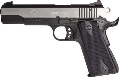 GERMAN SPORT 1911 22LR 5" - POLISHED SLIDE/BLK GRIP 10RD - Image 2