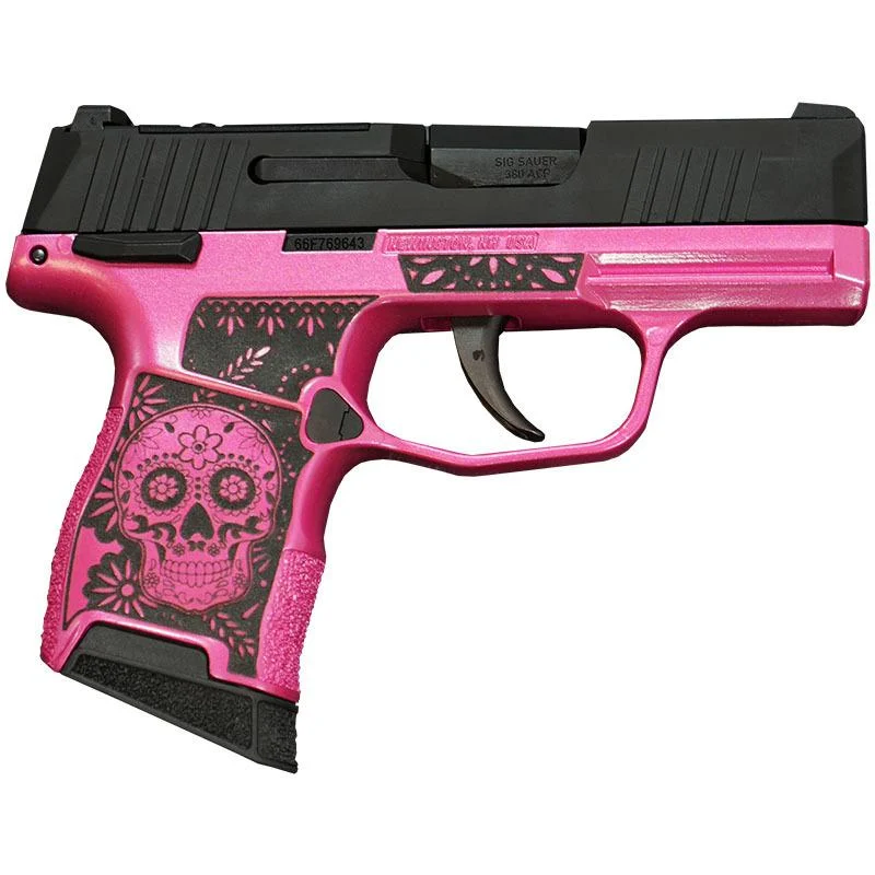 Sig Sauer P365-380-BSS-MS Exclusive "Sugar Skull" Pink Medusa Handgun .380 10rd Magazines (2) 3.1" Barrel