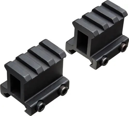 TRUGLO 2-PIECE PICATINNY RISER - MOUNT 1" RISE 1.36" LENGTH - Image 2